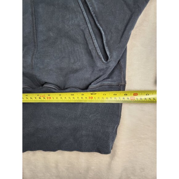 Lululemon Athletica Flashback Pullover Hoodie Sweatshirt Black Oversized Size 6 - Picture 10 of 10